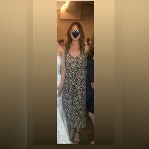 VICI leopard print romper jumpsuit culottes